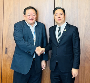 Ông Bùi Xuân Quảng, Chủ tịch Tập đoàn An Dương và ông Shishido Kennichi, Tổng Thư ký Cơ quan Hợp tác Quốc tế Nhật Bản (JICA).